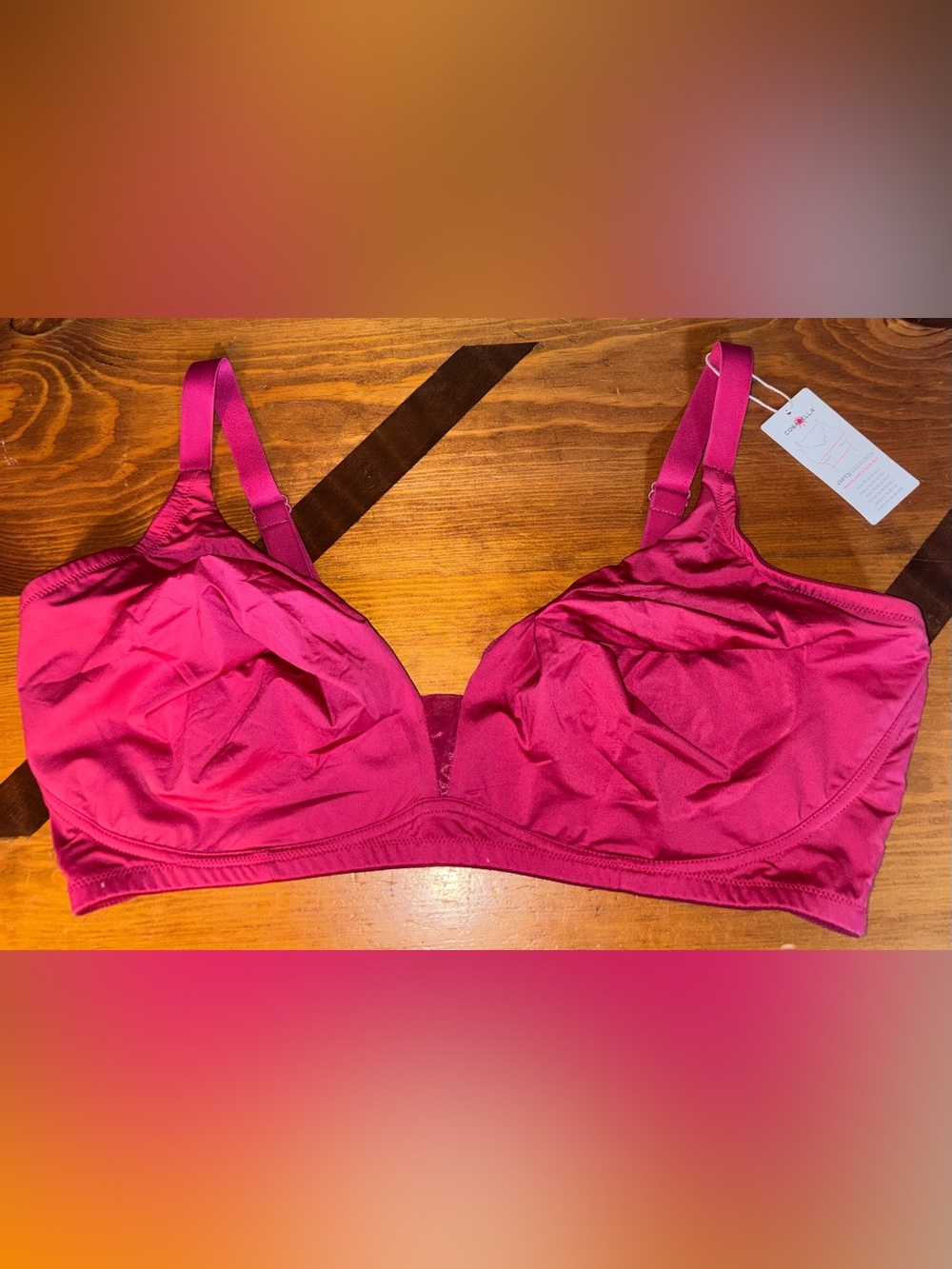 Cosabella Evolution Curvy Bralette in Deep Ruby Size XL NWT